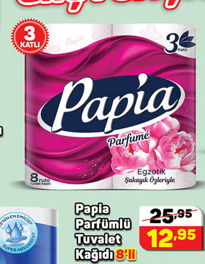 Papia Parfümlü Tuvalet Kağıdı