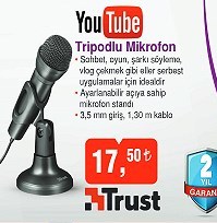 Youtube Tripodlu Mikrofon