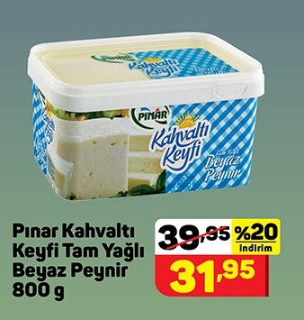 Pınar Tam Yağlı Beyaz Peynir