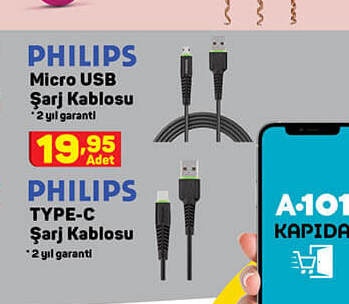Philips Micro Usb Şarj Kablosu