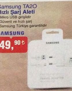 Samsung Hızlı Şarj Aleti