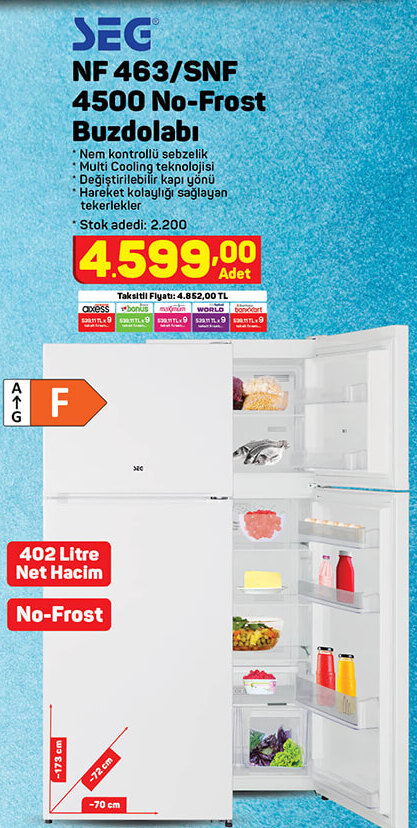 Seg No Frost Buzdolabı