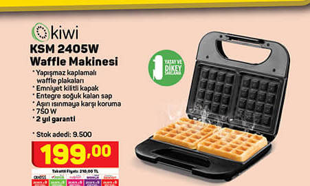 Kiwi Waffle Makinesi