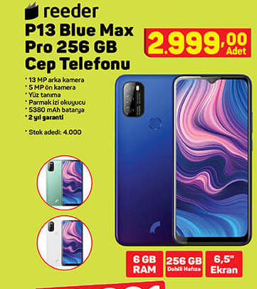Render P13 Blue Max Pro Cep Telefonu