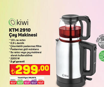 Kiwi Ktm 2910 Çay Makinesi