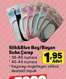 Silk And Blue Bay Bayan Suba Çorap