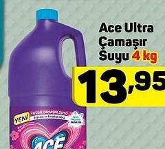 Ace Ultra Çamaşır Suyu 4 kg
