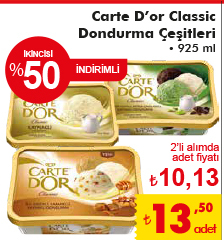 Carte Dor Classic Dondurma Çeşitleri