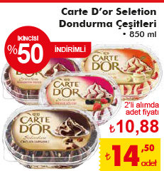 Carte Dor Selection Dondurma Çeşitleri