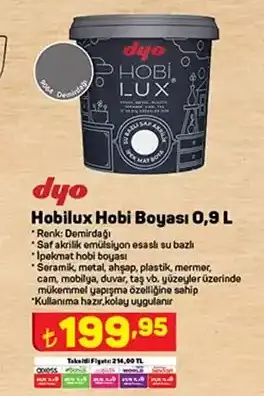 Dyo Hobilux Hobi Boyası 0,9 L