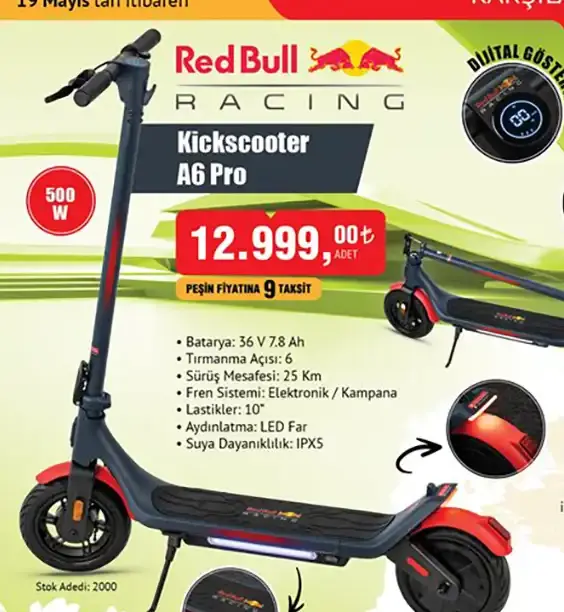 Redbull Racing Kickscooter A6 Pro