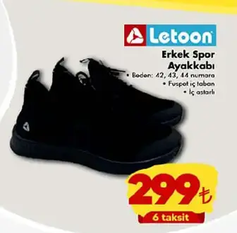 Letoon Erkek Spor Ayakkabı