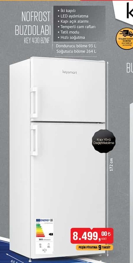 Keysmart Nofrost Buzdolabı