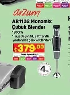 Arzum AR1132 Monomix Çubuk Blender