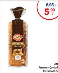 Uno Premium Çavdarlı Ekmek