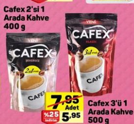 Cafex Kahve Çeşitleri 