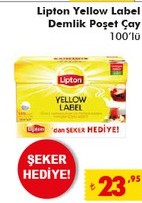 Lipton Yellow Label Demlik Poşet Çay