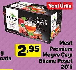 Mest Premium Meyve Çayı Süzme Poşet 20 lı