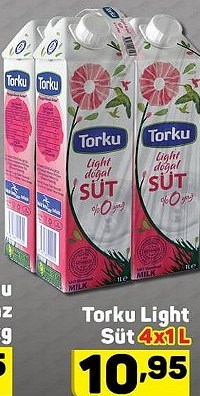 Torku Light Süt 4x1 L