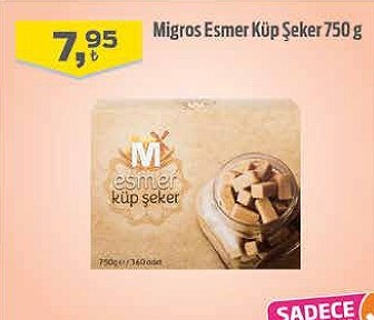 Migrps Esmer Küp Şeker 750 g