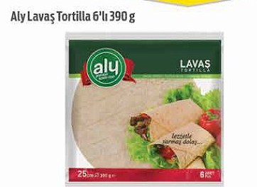 Aly Lavaş Tortilla 6 lı 390 g
