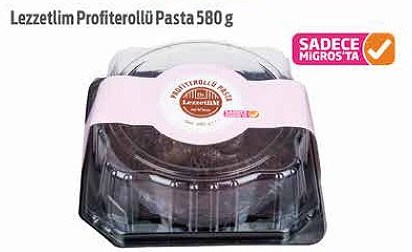 Lezzetlim Profiterollü Pasta 580 g