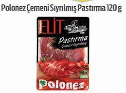 Polonez Çemeni Sıyrılmış Pastırma 120 g