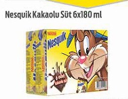 Nesquik Kakaolu Süt 6x180ml
