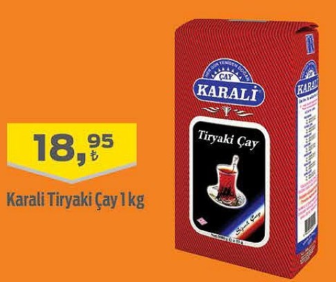 Karali Tiryaki Çay 1 Kg