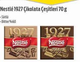 Nestle 1927 Çikolata Çeşitleri 70 g
