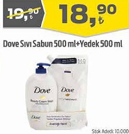 Dove Sıvı Sabun 500ml Yedek 500 ml