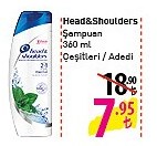 Head And Shoulders Şampuan 360 ml