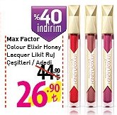 Max Factor Colour Elixir Honey Lecquer Likit Ruj