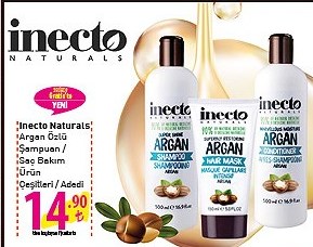 Inecto Naturals Argan Özlü Şampuan