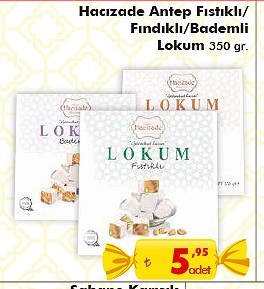Hacızade Antep Fıstıklı Fındıklı Bademli Lokum