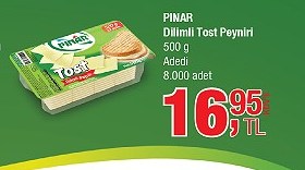 Pınar Dilimli Tost Peyniri