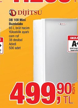 Dijitsu DB 100 Mini Buzdolabı