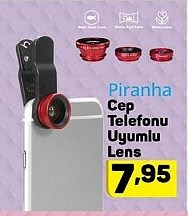 Piranha Cep Telefonu Uyumlu Lens