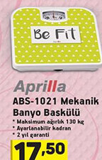 Aprilla ABS-1021 Mekanik Banyo Baskülü
