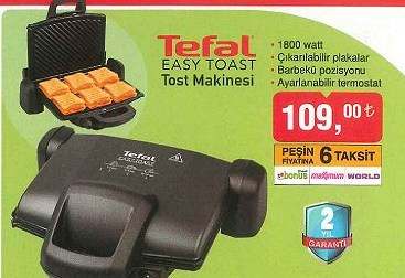 Tefal Easy Toast Tost Makinesi