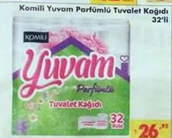 Komili Yuvam Parfümlü Tuvalet Kağıdı 32li