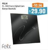 Felix FL 903 Form Digital Cam Banyo Baskülü