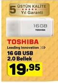 Toshiba 16 GB USB 2 Bellek