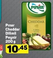 Pınar Cheddar Dilimli Peynir