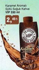 VİP Karamel Aromalı Sütlü Soğuk Kahve