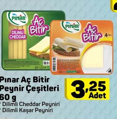 Pınar Aç Bitir Peynir Çeşitleri