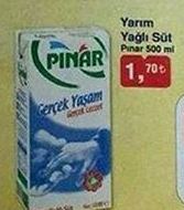 Pınar Yarım Yağlı Süt