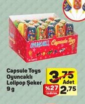 Capsule Toys Oyuncaklı Lolipop Şeker