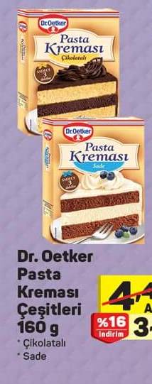 Dr. Oetker Pasta Kreması