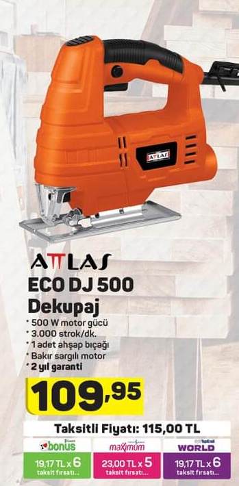 Atlas Eco DJ 500 Dekupaj